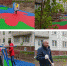 Новая детская площадка на Пролетарской - Волховский район